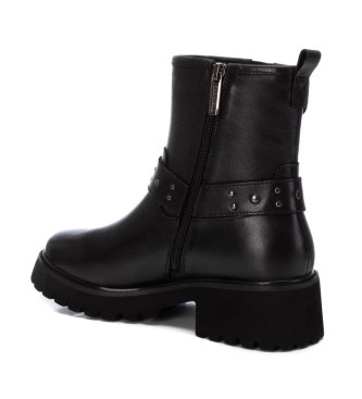 Carmela Bottines en cuir 161909 noir