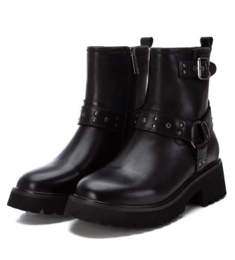 Carmela Bottines en cuir 161909 noir