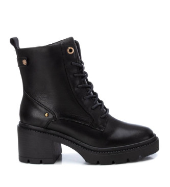 Carmela Bottines en cuir 161914 noir