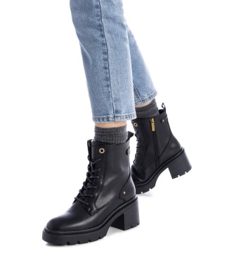 Carmela Bottines en cuir 161914 noir