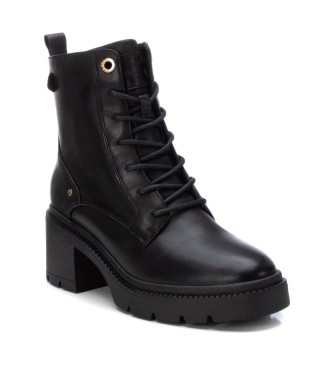 Carmela Bottines en cuir 161914 noir