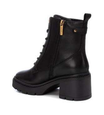 Carmela Bottines en cuir 161914 noir