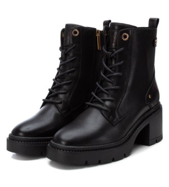 Carmela Bottines en cuir 161914 noir