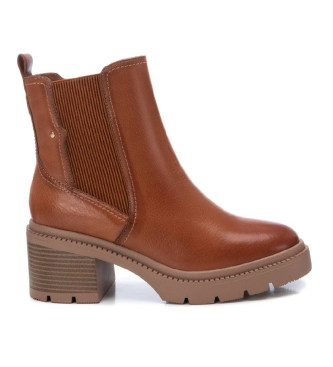 Carmela Leather Ankle Boots 161915 brown