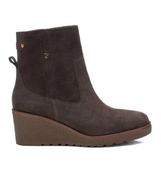 Carmela Bottines en cuir 161920 marron