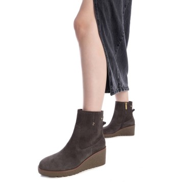 Carmela Bottines en cuir 161920 marron