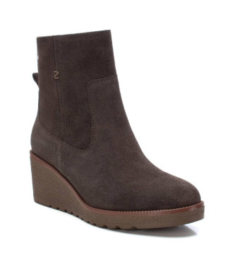 Carmela Bottines en cuir 161920 marron