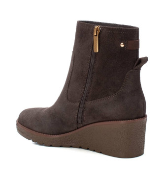 Carmela Bottines en cuir 161920 marron