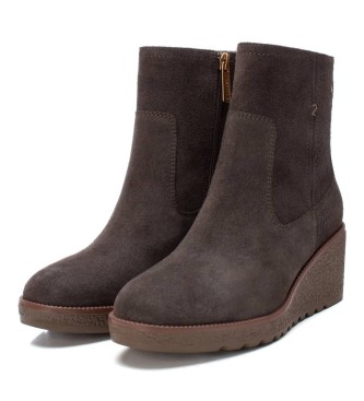 Carmela Bottines en cuir 161920 marron