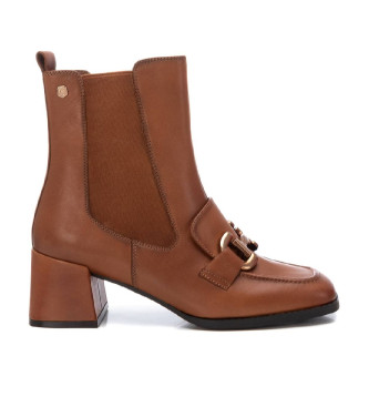 Carmela Leather ankle boots 161940 Brown