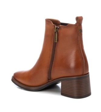 Carmela Leather Ankle Boots 161946 brown