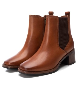 Carmela Leather Ankle Boots 161946 brown