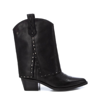 Carmela Botins em pele 161961 Preto