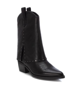 Carmela Botins em pele 161961 Preto