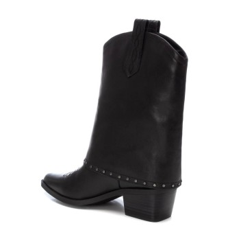 Carmela Botins em pele 161961 Preto