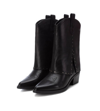 Carmela Botins em pele 161961 Preto