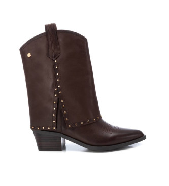 Carmela Leather ankle boots 161961 Brown