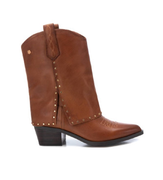 Carmela Leather ankle boots 161961 Brown