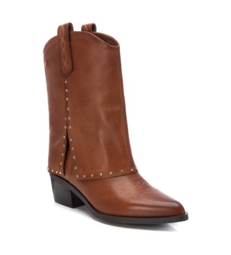 Carmela Leather ankle boots 161961 Brown