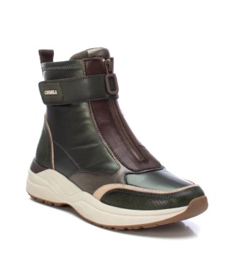 Carmela Botins em pele 161962 verde