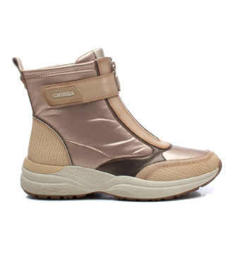 Carmela Bottines en cuir 161962 beige