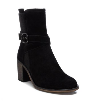 Carmela Leather ankle boots 161969 Black