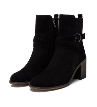 Carmela Leather ankle boots 161969 Black