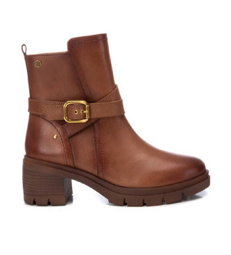 Carmela Bottines en cuir 161973 Marron