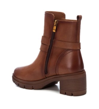 Carmela Bottines en cuir 161973 Marron