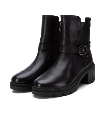 Carmela Leather ankle boots 161973 Black