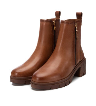 Carmela Bottines en cuir 161974 Marron