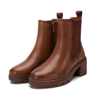 Carmela Bottines en cuir 161975 Marron