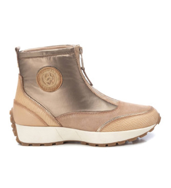 Carmela Bottines en cuir 161995 beige