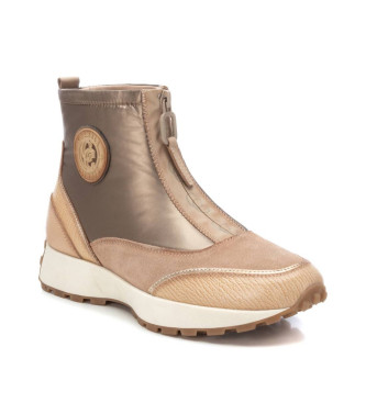 Carmela Bottines en cuir 161995 beige