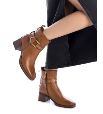 Carmela Bottines en cuir 161999 Brown