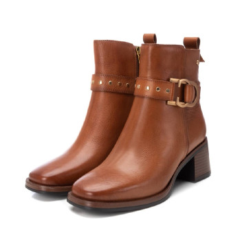 Carmela Leather ankle boots 161999 Brown