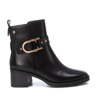 Carmela Bottines en cuir 161999 Noir