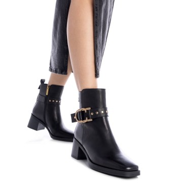 Carmela Bottines en cuir 161999 Noir