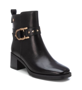 Carmela Bottines en cuir 161999 Noir