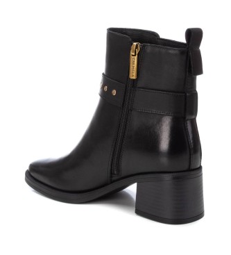 Carmela Bottines en cuir 161999 Noir