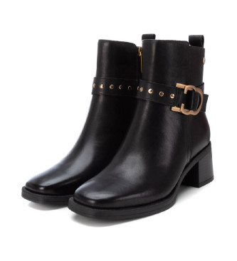 Carmela Bottines en cuir 161999 Noir