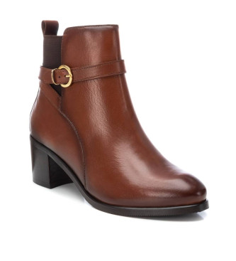 Carmela Bottines en cuir 162019 marron