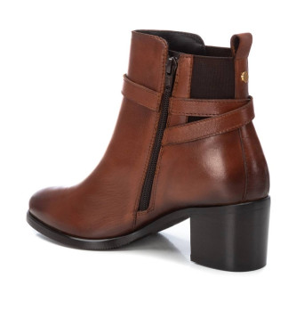 Carmela Bottines en cuir 162019 marron