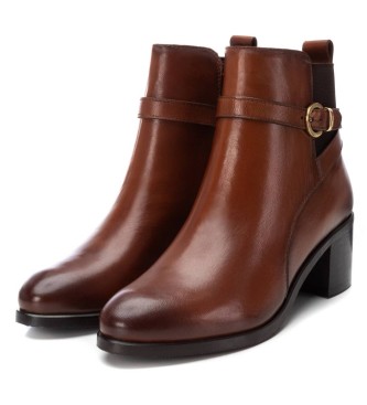 Carmela Bottines en cuir 162019 marron