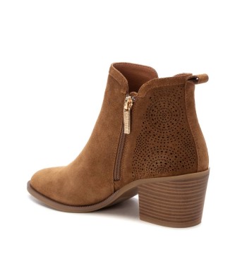 Carmela Botins em pele 162163 castanho