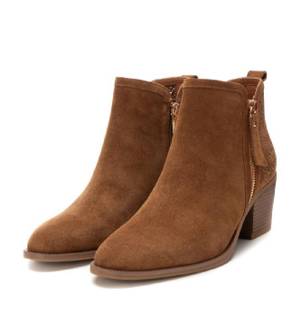 Carmela Botins em pele 162163 castanho