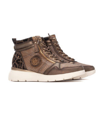 Carmela Leather Sneakers 162514 brown