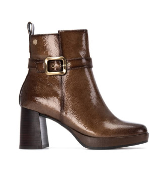 Carmela Bottines en cuir 162533 marron