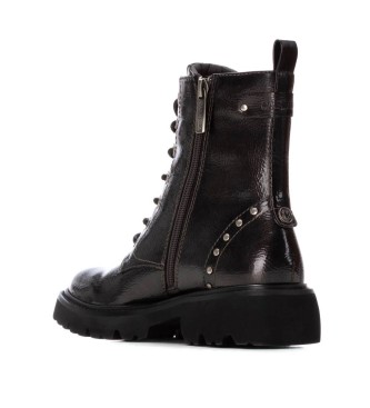 Carmela Lederstiefeletten 162549 grau