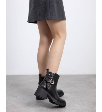 Carmela Lederstiefeletten 162565 schwarz